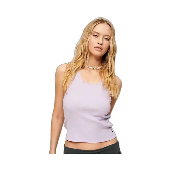 Superdry - Athletic Essentials Hemdtopje Met Kanten Rand - Dames - Vesten thumbnail