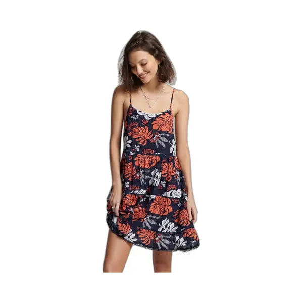 Kurzes Strand-Carako-Kleid, Damen Superdry thumbnail