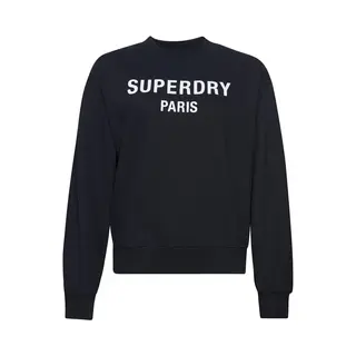 Sweatshirt Mit Weitem Rundhalsausschnitt, Damen Superdry Sport Luxe