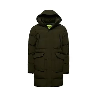Lange Daunenjacke Mit Kapuze Superdry