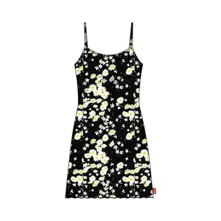 Kurzes Bedrucktes Camisole-Kleid Aus Jersey, Damen Superdry
