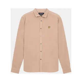 Lyle & Scott Corduroy Overhemd (Maat M) Heren - Zalm/Lichtbruin