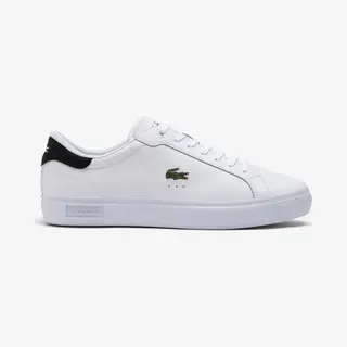 Lacoste Powercourt 125 2 Sma Wht/Blk Heren Sneakers - Wit-zwart