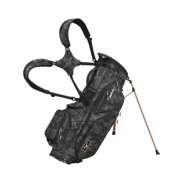 Mizuno Br - Waterwerende Golftas - Standbag - Zwart thumbnail