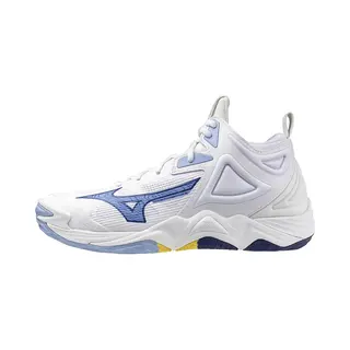 Mizuno Wave Momentum 3 Mid V1GA231797, Unisex Volleyball Shoes, White, 46 Eu