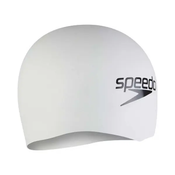 Speedo Unisex Erwachsene Fastskin Badekappe | Wettkampf-Badekappe Schwimmkappe, Weiß, Einheitsgröße thumbnail