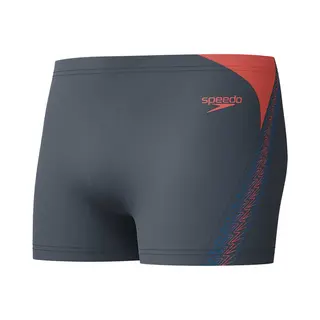 Speedo Herren Hyperboom Splice Aquashorts Grau/Orange
