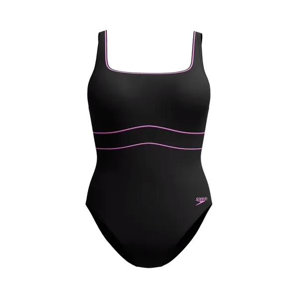 Speedo, Damen, Badeanzüge, Women's Shaping Contoureclipse Swimsuit, Schwarz, (42, 46, 48) thumbnail