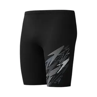 Speedo Men's Medley Logo Swim Jammer, Black, 40