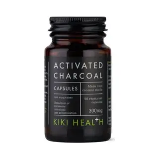 Kiki Health Detox & Cleanse Activated Charcoal 50 Vegicaps In Clear