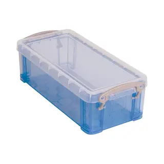 Really Useful Box Really Useful Stiftbox, 0, 9 L, Durchsichtig, Lila