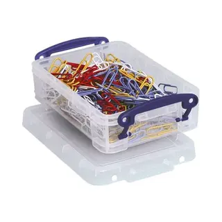 Really Useful Boxes, Rechteckig, 0, 35 L, Transparent