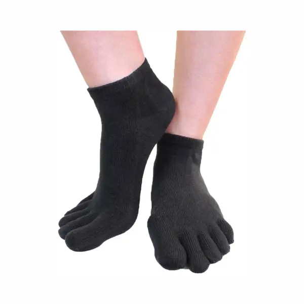 Toetoe - Men, Women Essential/Everyday Stretchy Anklet Soft Cotton Seamless Plain/Stripy Toe Socks, Hygienic, Breathable, Uk 4-11 | Eu 36-48 - 1 Pair thumbnail