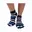 Diep blauw/Zwart