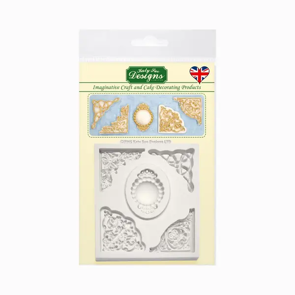 Katy Sue Decorative Corner Collection Silicone Mould For Cake Decorating & Craft thumbnail