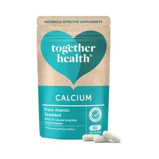 Calcium – Together Health – Seaweed-Based Calcium – 72 Trace Minerals – Vegan Friendly – Made In The Uk – 60 Vegecaps