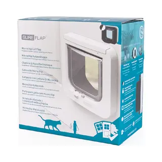 SureFlap Microchip - Kattenluik - Grijs Wit - 12 X 14 Cm