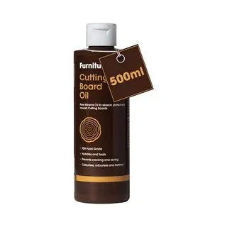 The Block & Board Company Chopping Board Oil - Premium Food Grade Mineral Oil To Protect And Restore Wood Cutting Boards, Butcher Blocks, Countertops - 500ml