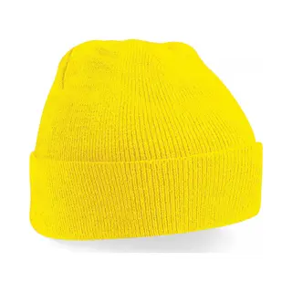 Beechfield Originele Muts Met Revers, Geel.