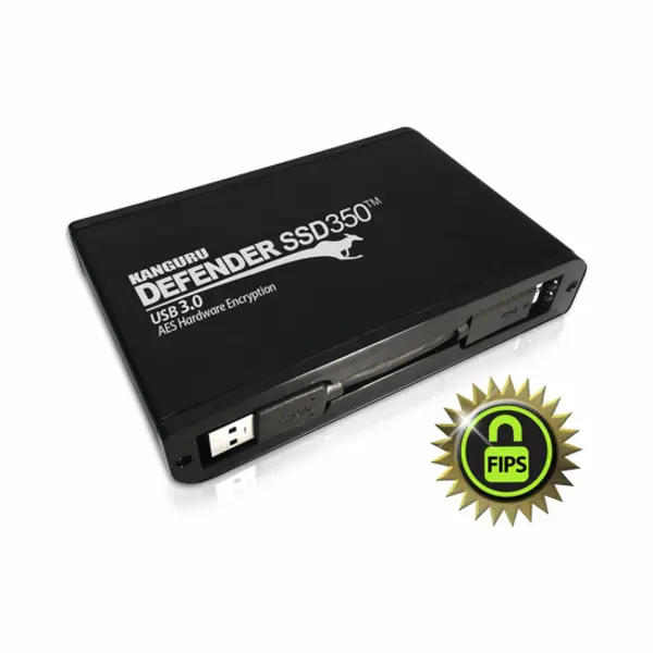 Kanguru Defender SSD350 2 Tb Micro-Usb B 3.2 Gen 1 (3.1 Gen 1) Zwart thumbnail
