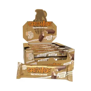 Grenade High Protein, Low Sugar Bar - Caramel Chaos, 12 X 60 G (Packaging May Vary)