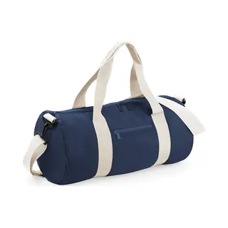 BagBase BG140 Original Barrel Bag - French Navy/Off White
