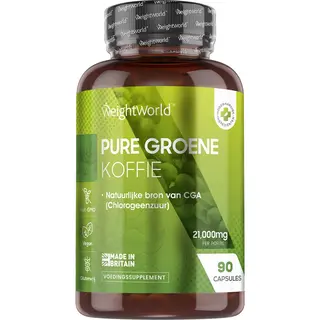 Weight World WeightWorld Groene Koffie Capsules - 90 Green Coffee Capsules Ter Ondersteuning Van Je Fitnessdoelen - Natuurlijke Ingrediënten