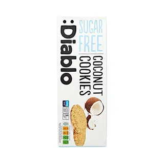 Diablo Coconut Cookies (zuckerfrei) Coconut 1 Packung (9 Kekse)