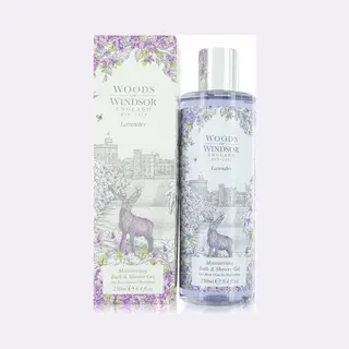Woods Of Windsor Lavender Bath And Shower Gel, Womens Shower Gel With Patchouli Musk And Chamomile, Gentle Cleansing And Moisturising Body Wash With