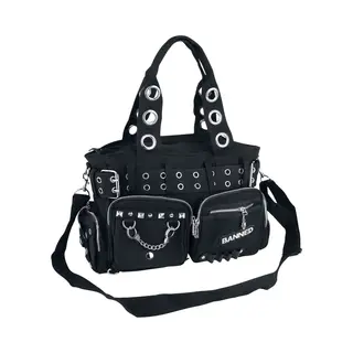 Banned Handtas - Studs - Voor Vrouwen - Zwart