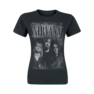Nirvana Faded Faces T-Shirt Black