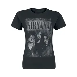 Nirvana Faded Faces T-Shirt Black