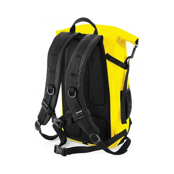 Quadra Slx® 25 Litre Waterproof Backpack QX625 - Black / Yellow - One Size thumbnail