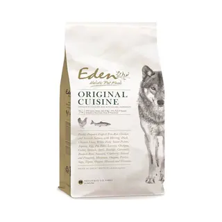 Eden Holistic Pet Foods Eden Original Cuisine 6kg Medium Kibble. Naturally Complete Premium Dry Dog Food For Adult & Senior Dogs-Chicken, Salmon, Herring, Duck And White
