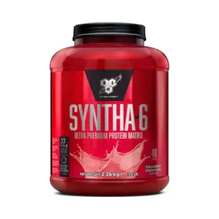 Bsn Syntha-6 Protein Eiwitshake - Proteine Poeder Strawberry Cream Swirl - Premium Whey Protein - 2260 Gram (48 Shakes)