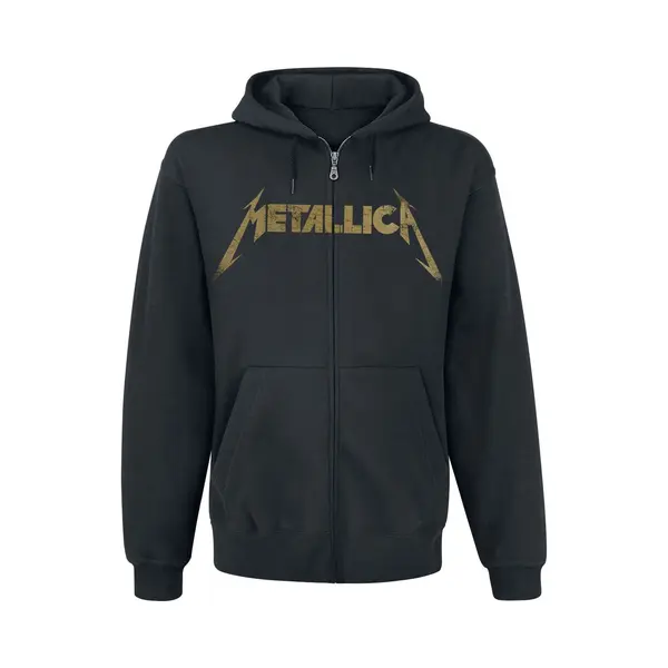 Metallica Hetfield Iron Cross Guitar Hoodie Jacket Black thumbnail