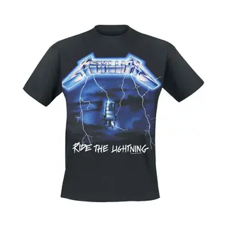 Metallica Ride The Lightning T-Shirt Black