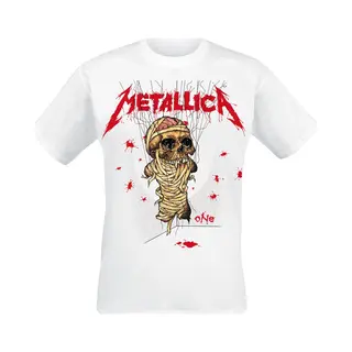 Metallica One Landmine T-Shirt White