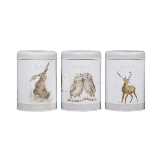 Wrendale Designs The Country Kitchen Collection Aufbewahrungsdosen Für Tee, Kaffee Und Zucker