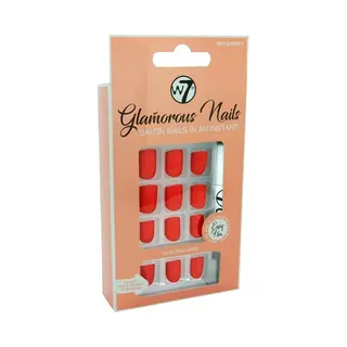 W7 Glamorous Nails Red Carpet - 24 Pcs
