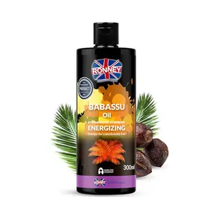 Ronney Professional Volume Shampoo With Babassu Oil | Salon Thickening Shampoo For Fine Hair | Energizing Natural Shampoo Sensitive Scalp | Hair