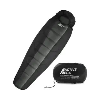Active Era Mumienschlafsack – Schlafsack Winter Und Sommer, -10°C Bis 10°C - Wasserabweisend Und Windschutz - Ultraleicht - Outdoor Campen -