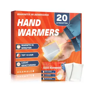Bramble – Handwärmer (20 Paar, 40 Insgesamt) – Luftaktivierte Taschenwärmer Für Outdoor-Aktivitäten – Wärme In Minuten Und Geruchsfrei –