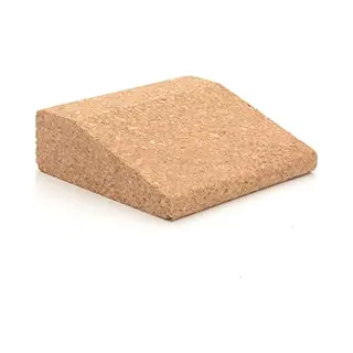 Zen Yoga Wedge Taschenkeil Aus Kork, Kompakte Größe – Von ZenYogaWedge –100% Natürliche Einzelblock-Ziegel Für Anfänger Und Profis Lyengar Yoga-Kurse,