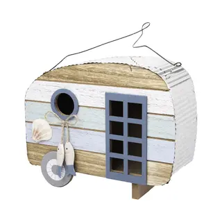 Cadeau - Vogelhuis / Vogelhuisje In De Vorm Van Een Vissershuisje - 22x17.5x7.5cm
