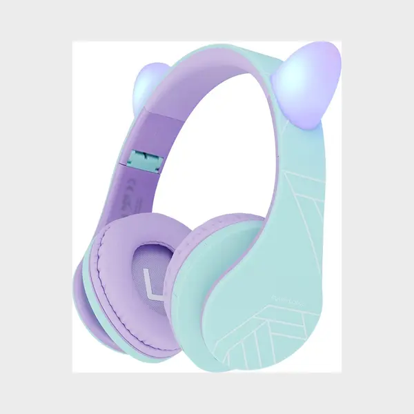 PowerLocus Kinder Kopfhörer, KinderKopfhörer Bluetooth Mit 85dB Lautstärkebegrenzung, Faltbar Mit Tragetasche, Kopfhörer Over Ear Kabellose Und thumbnail