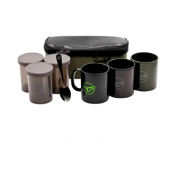 Korda Compac Tea Set - 3-Delig - Groen thumbnail