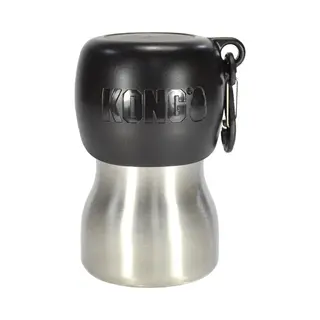 Kong H2o Drinkfles Rvs Zwart - 280 Ml