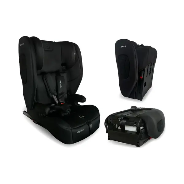 My Babiie MBCS80 Foldable Toddler To Booster R129 Car Seat With Isofix - Black thumbnail