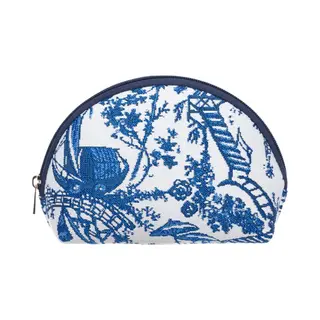 Signare Make-up Tas - Chinoiserie - Blauw - Blue